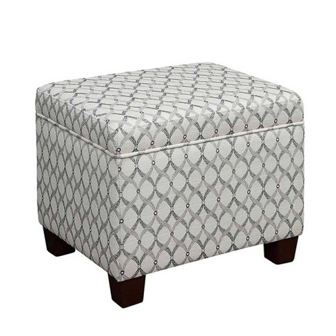 Convenience Concepts Designs4Comfort Round Storage Ottoman, Sandstone Fabric  