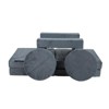 VYNXARIA Gray 14 - Piece Foldable Foam and Floor Mats Modular Game Sofa for Little Ones - Enhance Creativity! - 3 of 4