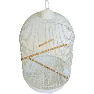 Yml A1564 Bar Spacing Round Bird Cage White Small : Target