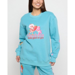 Samii Ryan | Happiness Looks Good Crewneck , Blue - 1 of 1