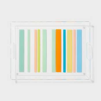 Rectangular Striped Ombre Serving Tray - Sun Squad™