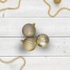 Northlight 100ct Shatterproof 3-Finish Christmas Ball Ornament Set 2.5" - Gold - 2 of 3