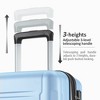 Wooakway Expanable Spinner Wheel 2 Piece Luggage Set ABS Lightweight Suitcase with TSA Lock 20inch+24inch - 4 of 4