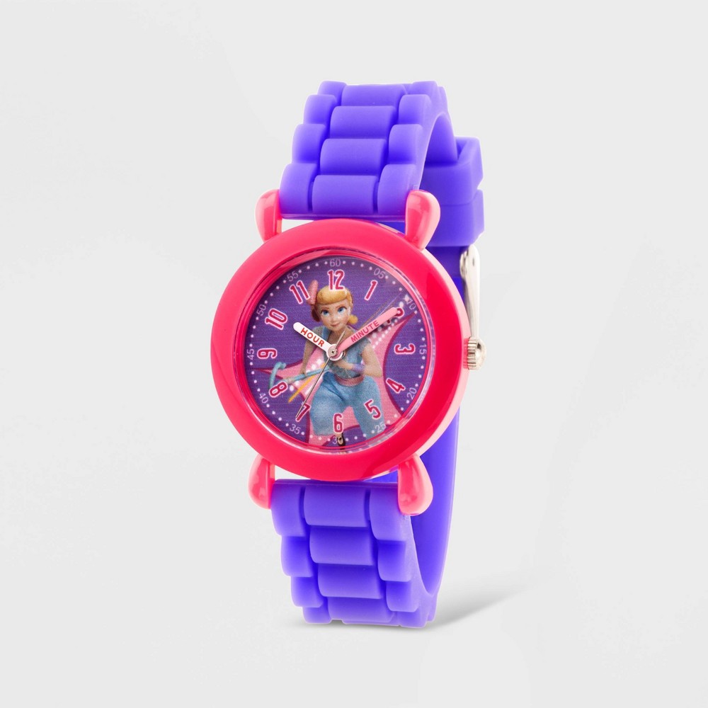 Photos - Wrist Watch Girls' Disney Toy Story 4 Bo Peep Time Teacher Watch - Purple nickel