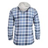 Burnside Men's Yarn Dyed Mid Weight Flannel Hoodie Shirt Jacket - 2 of 3