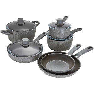 BALLARINI Parma Plus by HENCKELS 10-pc Aluminum Nonstick Cookware Set, Made in Italy - 1 of 4