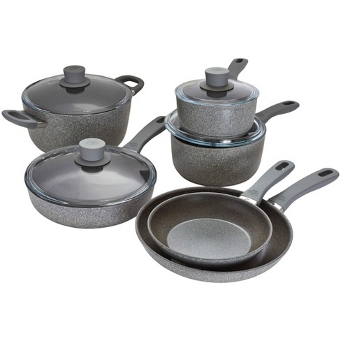 Ballarini Parma Plus By Henckels 10-pc Aluminum Nonstick Cookware Set, Made  In Italy : Target