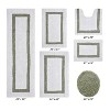 Hotel Bath Rug 100% Premium Cotton Tufted Weave Two Tone Reversible 6 Piece Bathroom Rug Set, Super Soft & Water Absorbent, Machine Washable Bathmat - 2 of 4