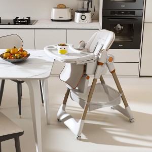 High Chairs for Babies and Toddlers, 3-In-1 Grow and Go with Tray and Adjustable Seat - 1 of 4