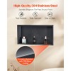 VEVOR Shower Niche, 13 x 25 x 4 inch Recessed Wall Niche, Heavy-duty Stainless Steel Modern Soap & Shampoo Storage Organizer, Black - 4 of 4