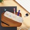 Unique Bargains Heart Print Pencil Case for Office Organizer - 2 of 4