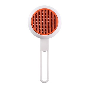 BABYYER Cat Brush with Release Button, Pet Grooming Brushes for Shedding, Suitable for Long and Short Haired Cats and Dogs - 1 of 4