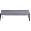 Zuo Glatt Bench Gray - 3 of 4