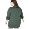 Woman Within Fleece Baseball Jacket - 3 of 4