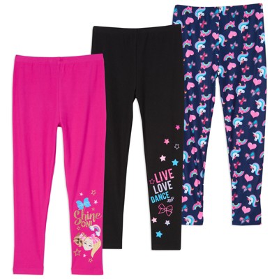 JoJo Siwa Toddler Girls 3 Pack Leggings Pants 3T