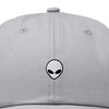 Dalix Lil Alien Embroidered Cotton Cap Outdoor Space Nature Dad Hat Mens - 2 of 4