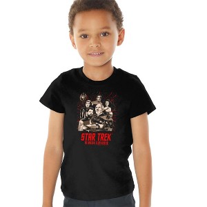 Toddler Boys' Star Trek Poster T-Shirt Black - 1 of 4