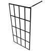 vidaXL Walk-in Shower Screen Clear Tempered Glass 39.4 inches x76.8 inches - 4 of 4