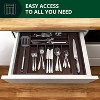 Expandable Silverware Drawer Organizer 7-9 Slots - Bamboo Utensil Organizer 17.5 x 13.5 - 20 - Royal Craft Wood - 3 of 4