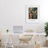 Stupell Industries Vintage Morris Inspired Blue Peacock Framed Print Under Glass Art - 3 of 4