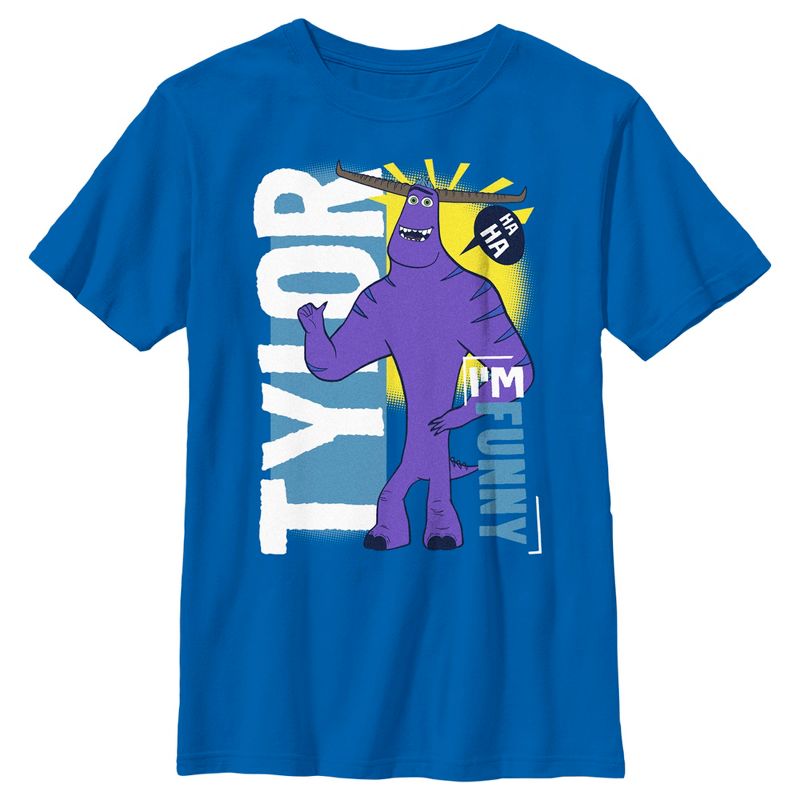 Boy's Monsters at Work Funny Guy Tylor T-Shirt, 1 of 6