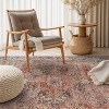 World Rug Gallery Calista Multi Vintage Indoor Rug – Machine Washable Flat Pile with Non-Slip Backing - 2 of 4