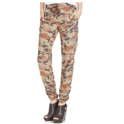 American Rag Womens Printed Ruched-Hem Casual Trouser Pants