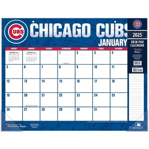 MLB Chicago Cubs 2025 22"x17" Desk Calendar - 1 of 4