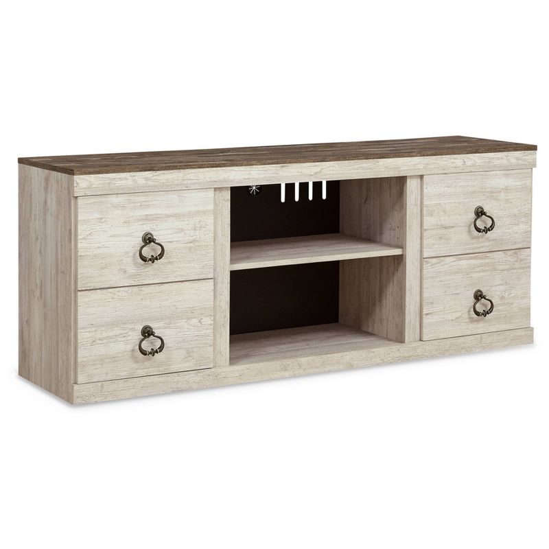 60&#34; Willowton TV Stand for TVs up to 65&#34; White - Signature Design by Ashley, 1 of 6