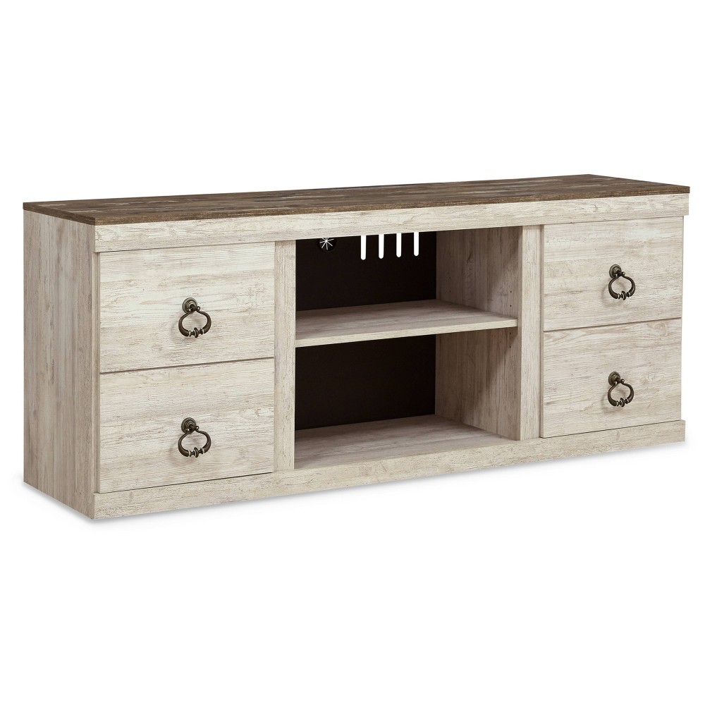 60" Willowton TV Stand for TVs up to 65" White - Signature Design by Ashley