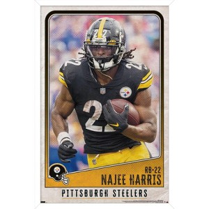 Trends International NFL Pittsburgh Steelers - Najee Harris 22 Framed Wall Poster Prints - 1 of 4