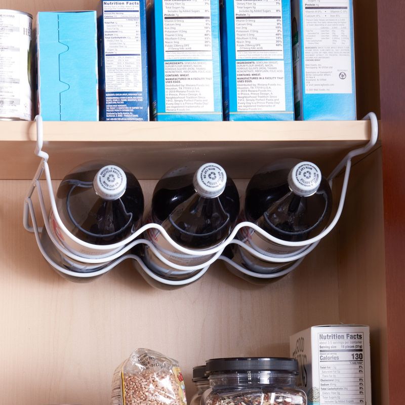The Lakeside Collection Cabinet Bottle Holder - Refrigerator Shelf Hanger for Drinks, 2 of 5