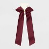 Bow with Gold Center Hair Clip - A New Day™ Red - 2 of 3