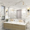 Apmir Rectangular Aluminum Alloy Framed and Tempered Glass Wall Bathroom Vanity Mirror in Matte Black/ Gold/ Silver/ Brown - 2 of 4