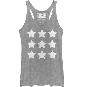 Women's CHIN UP Stars Racerback Tank Top - 1 of 3