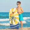 Costway Surfboard Foamie Lightweight Bodyboard Surfing Beach Ocean Leash EPS Core - 3 of 4
