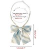 INSPIRE CHIC Women's Plaid Uniform Pre-tied Knot Cute Stylish Colorful Bow Ties - 2 of 4