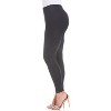 24seven Comfort Apparel Women's Plus Comfortable Ankle Length Leggings - 2 of 4
