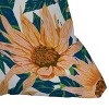 Sunflowers Outdoor Throw Pillow Orange/Blush - Deny Designs - 2 of 3
