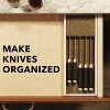Knife Drawer Organizer Bamboo Insert Dock(Small)-SpaceAid® - 2 of 4