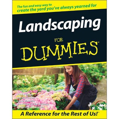 Landscaping for Dummies - (For Dummies) by  Phillip Giroux & Bob Beckstrom & Lance Walheim & The Editors of the National Gardening Association