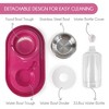 Dog & Cat Food and Water Dispenser Set, Double Dog & Cat Bowls with Steel Bowl, Pet Refillable Water Bowl - 3 of 4