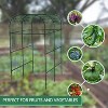 Garden Arch Cucumber Trellis, 7.3ft Tall Archway Arbor Plant Support Grape Vine Tomato Bean Trellis Backyard, for Raised Bed - 4 of 4