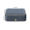 Unique Bargains Cuboid Velvet Paper Soft Touch Jewelry Box - 2 of 4