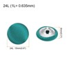 Unique Bargains Blouses Sweater Round Aluminum Cotton Fabric Cloth Covered Buttons 10 Pcs - 2 of 4