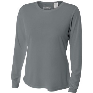 Bradley Women's Long Sleeve Rash Guard Surf Comfortable Performance Swim Shirt - 1 of 4