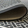 Gertmenian 5'2"x7' Paseo Soroa Woven Indoor/Outdoor Accent Rug Black - 4 of 4