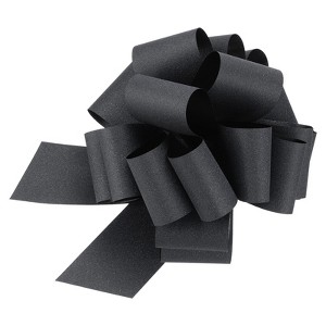 Unique Bargains Personalized Sparkly Gift Wrapping Large Pull Bows for Wedding Baskets 5 Pcs - 1 of 4
