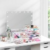 Sorbus acrylic Cosmetic Case with 2 Square Drawers - 4 of 4