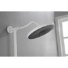 Kumasinova 4-Function Shower System Set with 10" Fixed Rain Showerhead,Dual Shower Head Combo with Adjustable Slide Bar and Soap Dish - 2 of 4